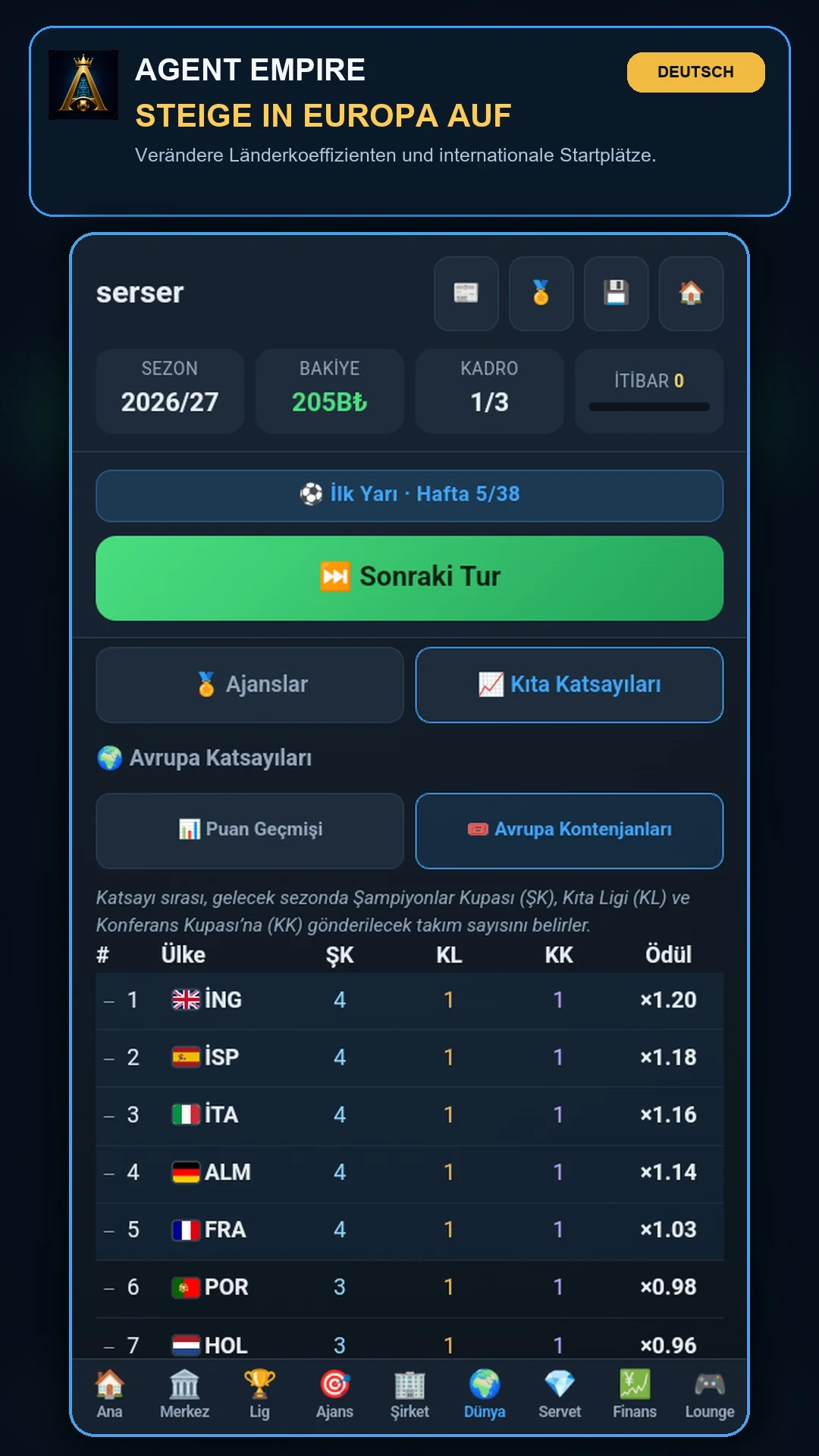Agent Empire: Football CEO screenshot