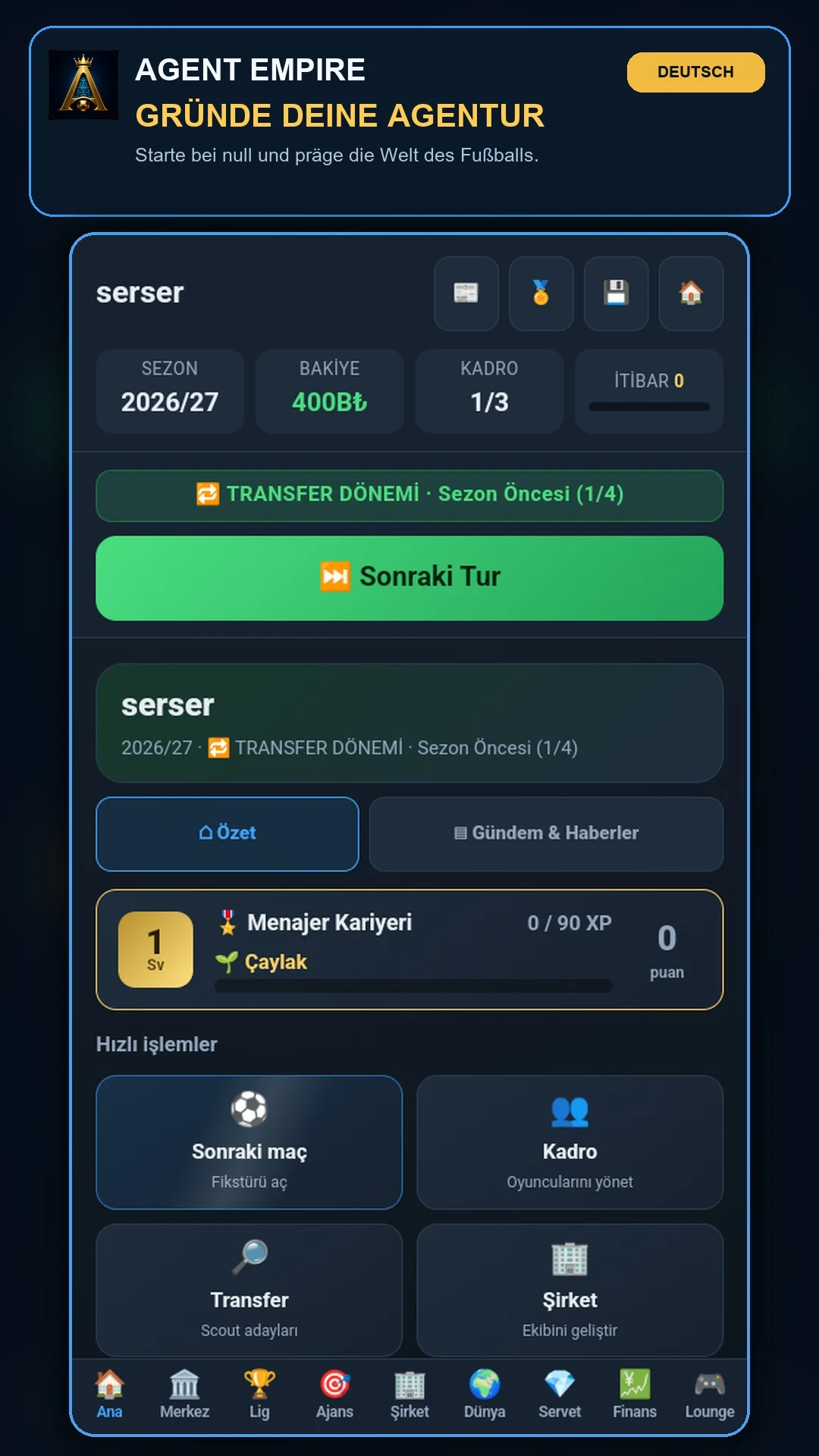 Agent Empire: Football CEO screenshot