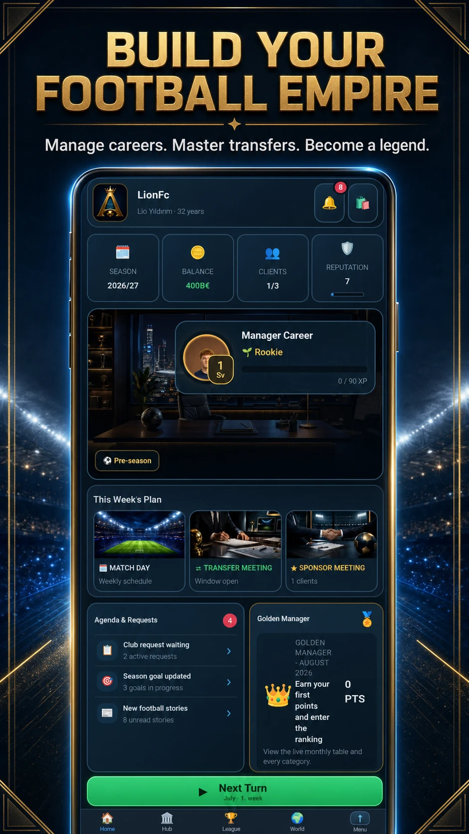 Agent Empire: Football CEO screenshot