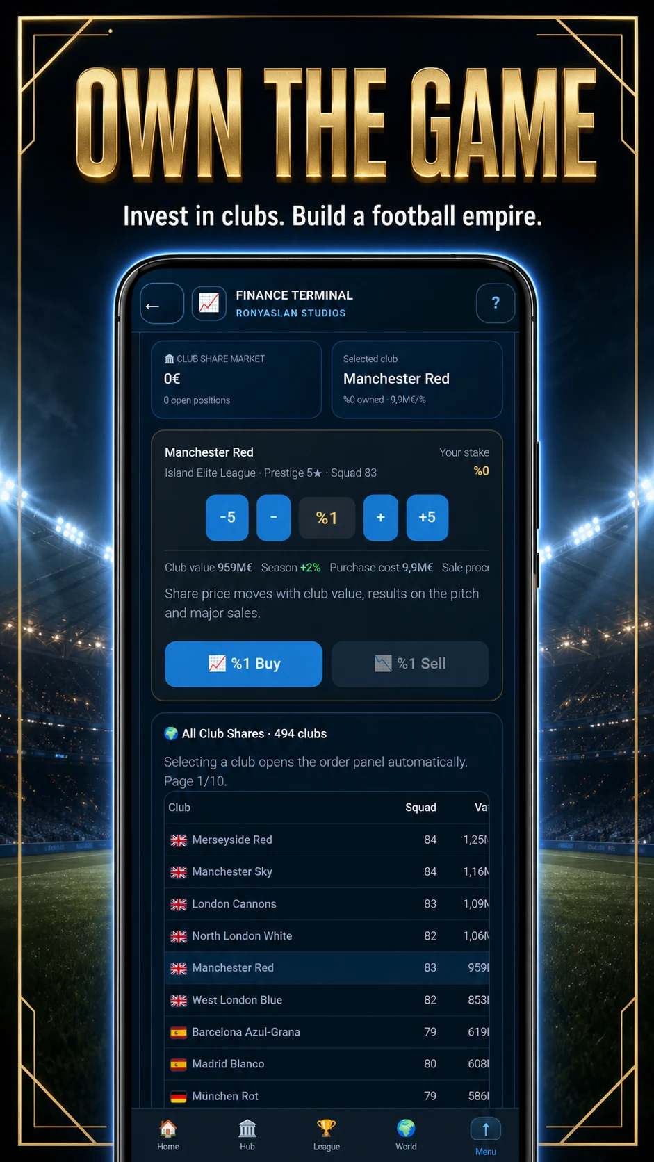 Agent Empire: Football CEO screenshot